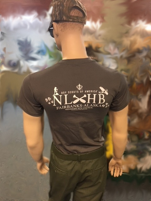 gray NLHB Tshirt back